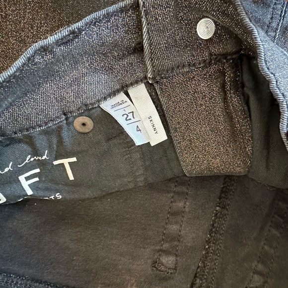 loft shimmer skinny jeans - Picture 3 of 4